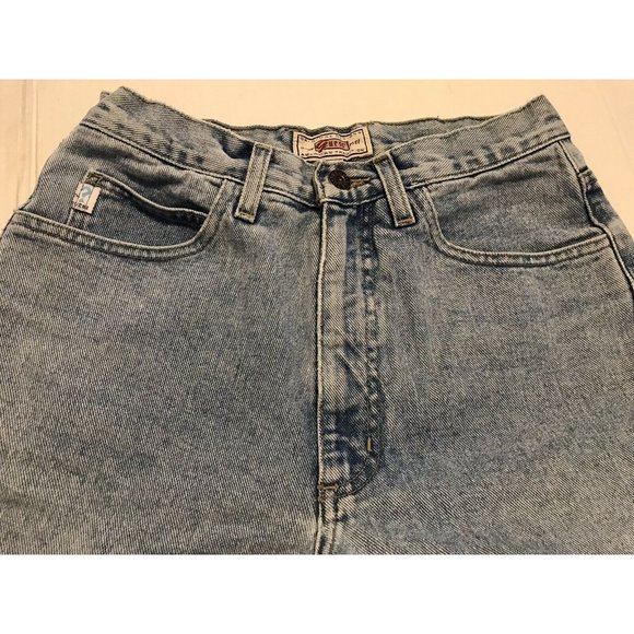 Vintage GUESS Triangle Logo Mom Jeans Hi Rise Women's Size 29 90s - Picture 3 of 9